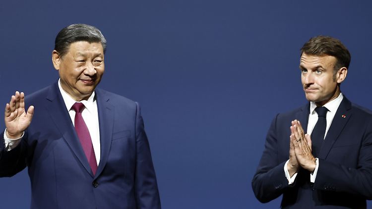 Macron setzt große Hoffnung in Xis Einfluss auf Moskau.