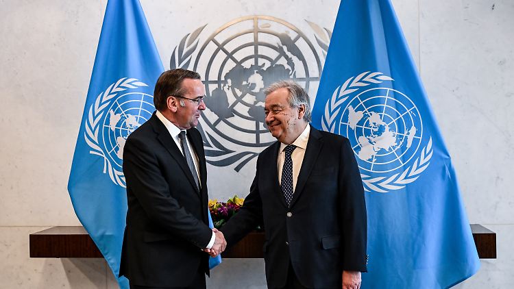 Verteidigungsminister Pistorius hat UN-Generalsekretär Guterres zur "Peacekeeping"-Konferenz in Berlin eingeladen.