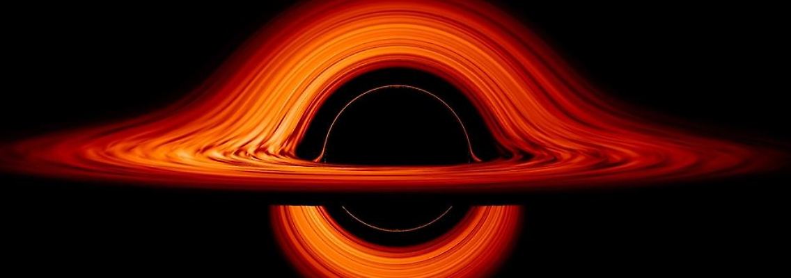 NASA-Bild eines Schwarzen Lochs.