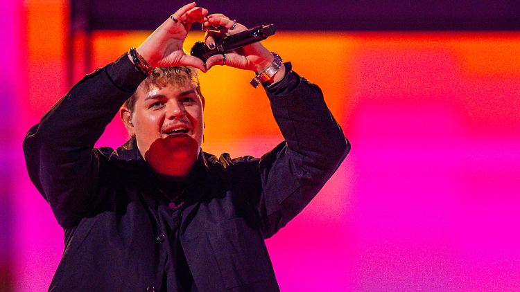 Werden ihn die ESC-Fans ins Herz schließen? Deutschlands ESC-Kandidat Isaak.