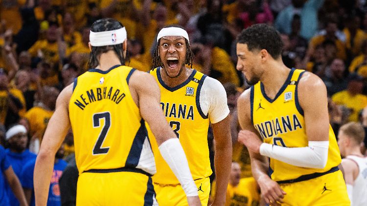 Die Indiana Pacers haben augenscheinlich sehr gute Laune.