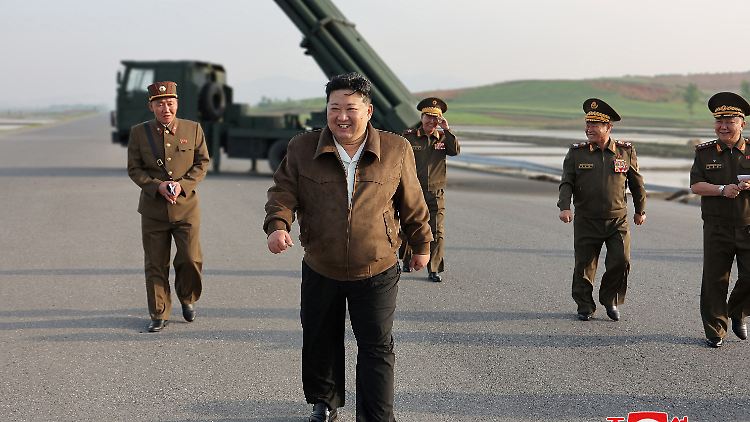 Kim begutachtete den Test angeblich persönlich.