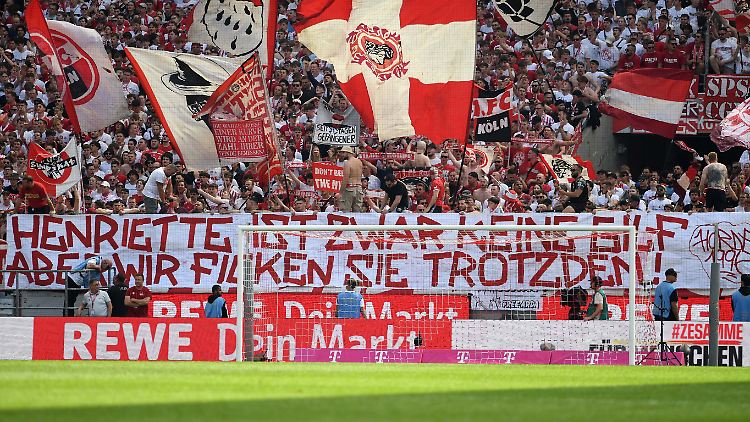 Nachfragen zur Bedeutung des Spruchs bitte direkt an die Fans in der Kölner Südkurve richten.