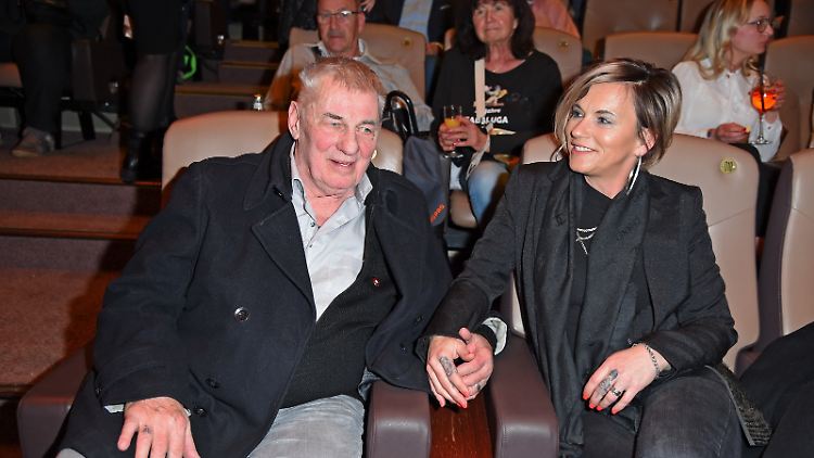Schauspieler Heinz Hoenig und Ehefrau Annika Kärsten-Hoenig.