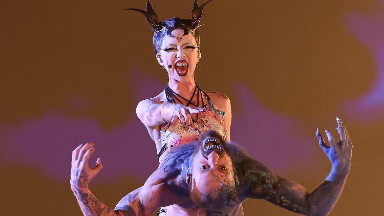 Weinte, als Israel sich für das ESC-Finale qualifizierte: die irische Teilnehmerin Bambie Thug
