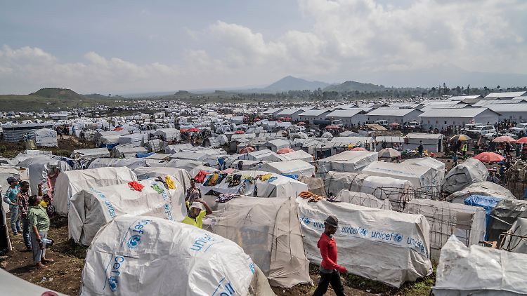 Eines von vielen: ein Lager für Binnenflüchtlinge in der Demokratischen Republik Kongo