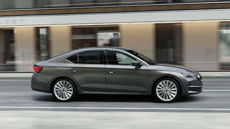 Die Octavia-Limousine wird man hierzulande seltener antreffen als den schicken Kombi.