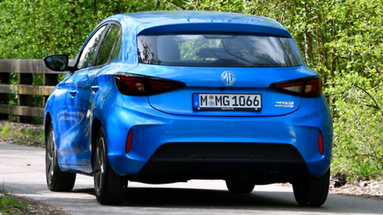 Ein bisschen was passt hinein: Der Kofferraum des MG3 fasst 293 Liter.
