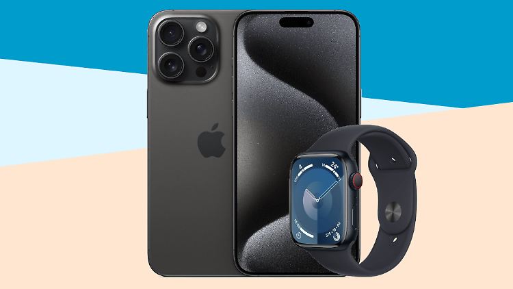 Das iPhone 15 Pro Max gibt es samt Apple Watch 9 für einen Euro bei o2.