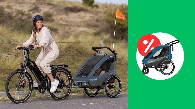 Lidl führt diesen flexibel einsetzbaren Kinder-Fahrradanhänger zum besten Preis des Jahres.