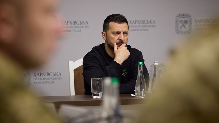 Auch wenn Präsident Selenskyj Hoffnung zu verbreiten versucht, die Lage im Norden der Ukraine ist nicht besonders gut. 