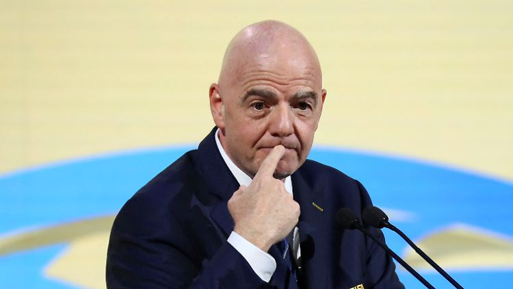 Er hat mal wieder eine gigantische Idee: Gianni Infantino.