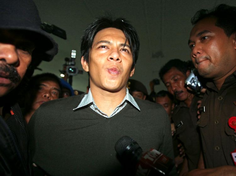 Nazril Ariel nach dem Urteilsspruch.