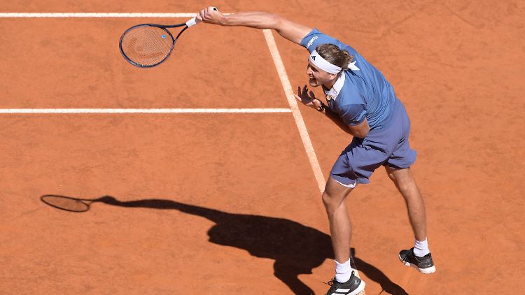 Steht in Rom im Finale: Alexander Zverev.