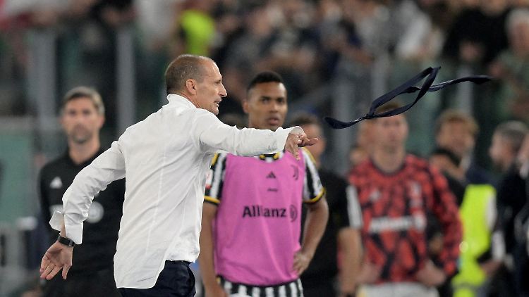 Massimiliano Allegri verlor völlig die Nerven.