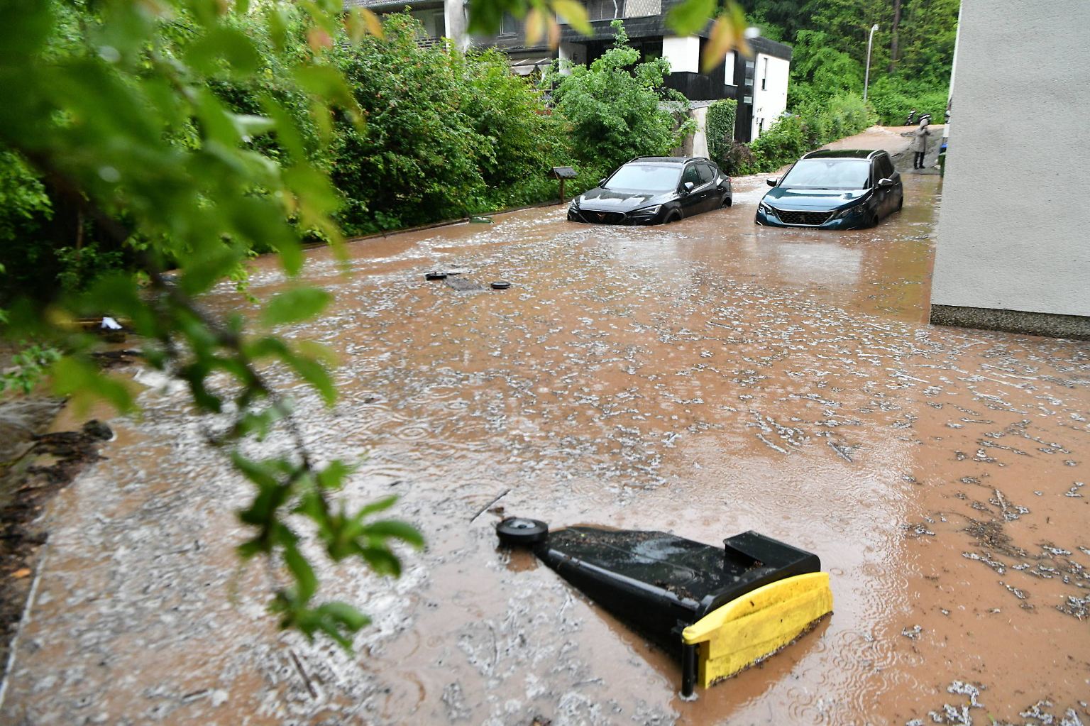 Land unter im Saarland und Teilen von Rheinland-Pfalz.