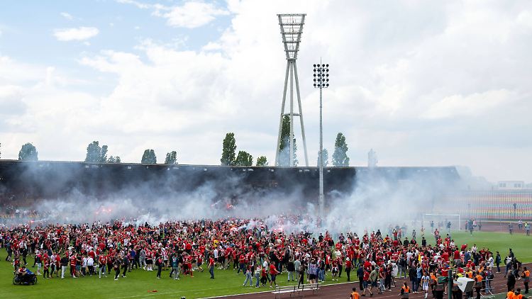 Cottbuser Freude in Berlin.