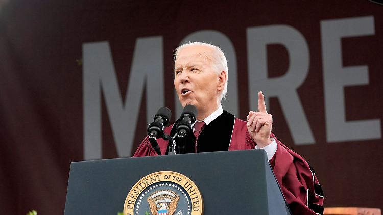 Biden fand in Georgia versöhnliche Worte.