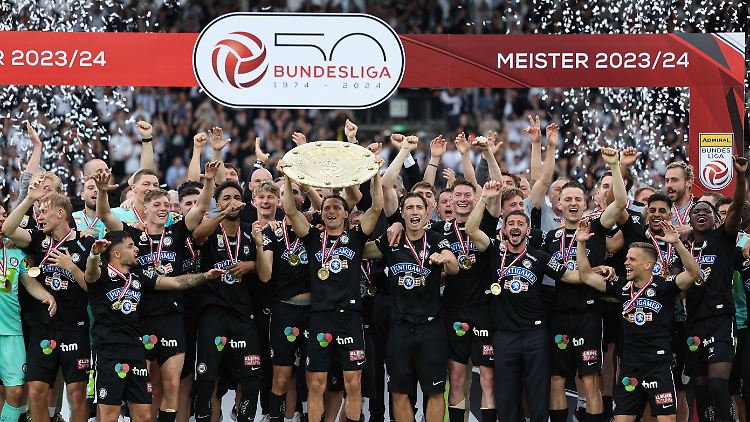 Zum vierten Mal österreichischer Meister: Sturm Graz