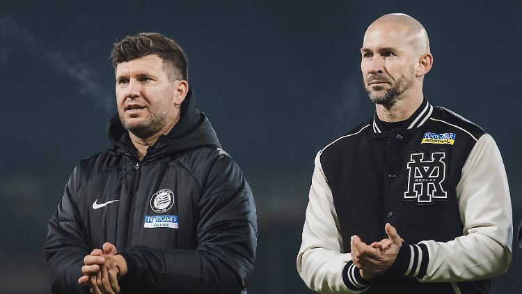 Das Erfolgsduo von Sturm Graz: Sportdirektor Andreas Schicker und Trainer Christian Ilzer