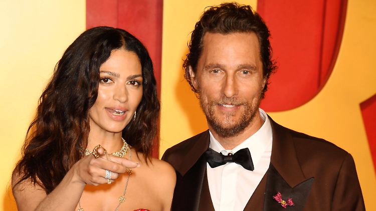 Das Leben nicht zu ernst nehmen: Camila und Matthew McConaughey zielen auf das Wesentliche. 
