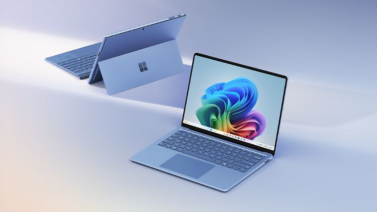 Zu den ersten Copilot + PCs gehören neue Modelle des Microsoft Surface Pro und des Surface Laptop.