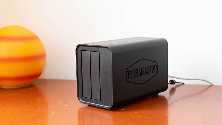 Der Terramaster F2-424 ist kompakt und leise, aber leistungsstark.