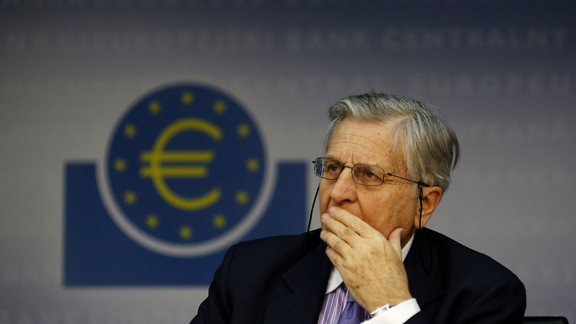 EZB-Präsident Trichet entscheidet, wann der Leitzins erhöht wird.