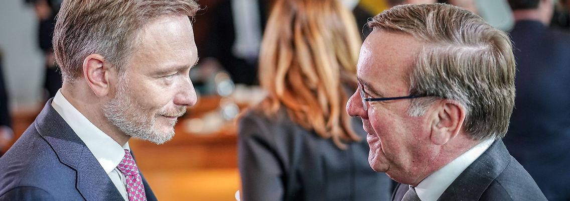Zulagen für die Litauen-Brigade sorgen für Unstimmigkeiten zwischen Lindner (l) und Pistorius (Archivbild).