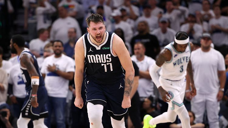 Luka Doncic war in der zweiten Halbzeit nicht mehr aufzuhalten.