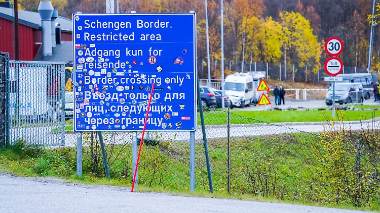 Der Grenzposten Storskog-Boris Gleb ist der einzige Übergang zwischen Russland und Norwegen. Jetzt wird er für russische Touristen gesperrt. 