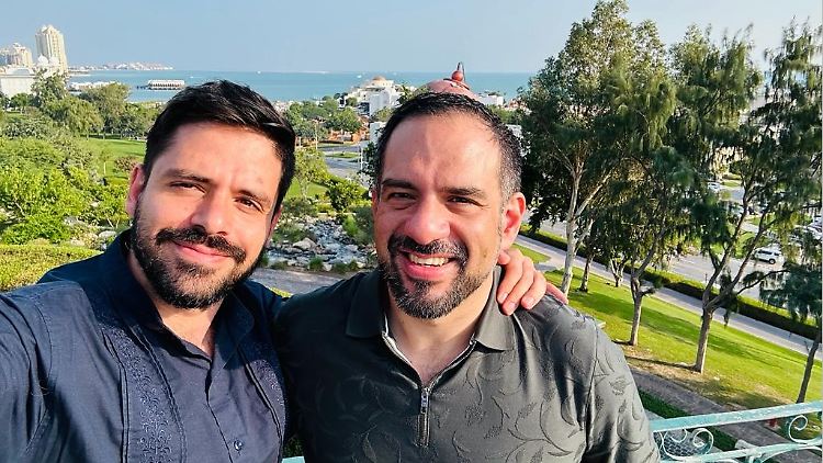 Manuel Guerrero (r.) mit seinem Bruder Enrique, der jetzt um seine Freilassung kämpft.