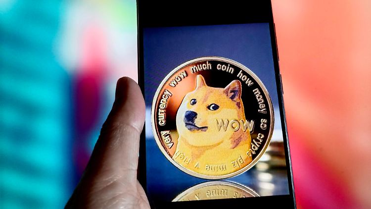 Das Gesicht von Kabosu ist auch Aushängeschild des Dogecoin.