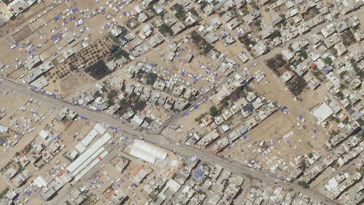 Viele Palästinenser sind vor den Kämpfen im Norden des Gazastreifen nach Rafah geflohen. Nun gibt es dort Kämpfe.
