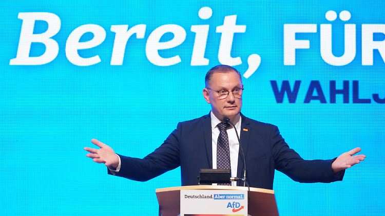 Will keine Melonisierung der Partei: AfD-Chef Chrupalla. 