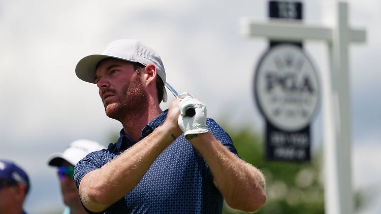 Grayson vor wenigen Tagen in der dritten Runde des PGA-Turniers in Kentucky.