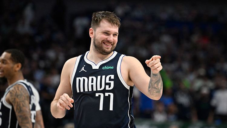 Hat großen Spaß: Luka Doncic.