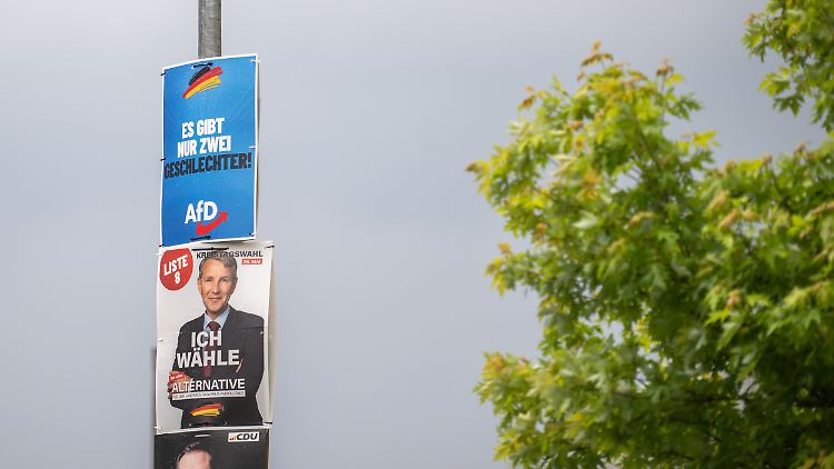 Verrückte Welt: Björn Höcke wirbt bei der Kommunalwahl für eine Kandidatenliste, die gegen die AfD antritt.