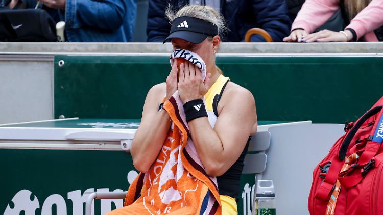 Für Kerber sind die French Open schon beendet.