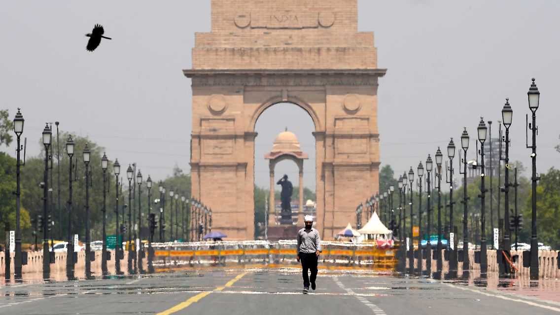 Kaum mehr zu ertragen: Hitzewellen sind zwar nichts Ungewöhnliches in Indien, aber so hoch kletterte das Thermometer noch nie.