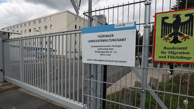 In der Erstaufnahmeeinrichtung in Suhl sollen Geflüchtete Schutz finden.