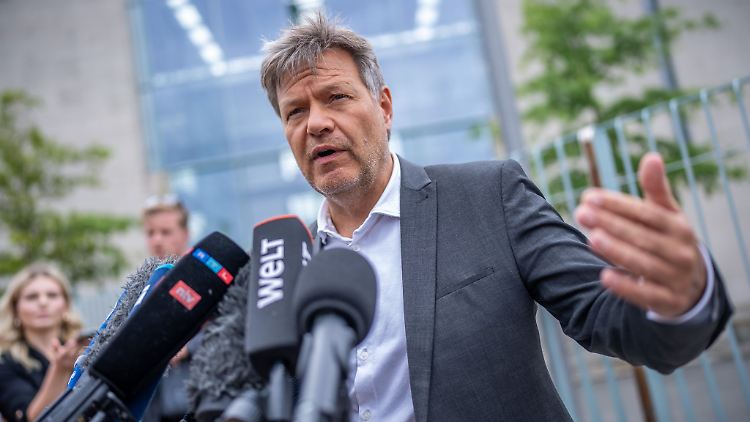 "Es ist besser, dass CO2 ist sicher im Boden als in der Atmosphäre": Bundeswirtschaftsminister Robert Habeck.