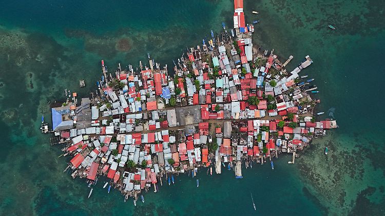 Experten zufolge versinkt die Insel bis 2050 vollständig. 
