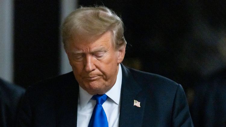 Sogar Donald Trump, dem nachgesagt wird, ein Narzisst zu sein, nahm das Urteil sichtlich mit. Aber nur kurze Zeit.