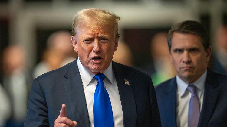 Trump nannte sich nach dem Urteil einen "sehr unschuldigen Mann".