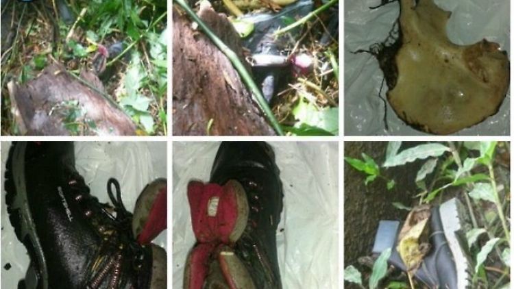 Neben Knochenfragmenten wurden auch wenige Kleidungsstücke der verschwundenen Frauen gefunden.