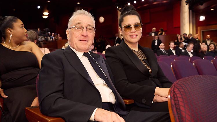 Robert De Niro mit Lebensgefährtin Tiffany Chen, der Mutter seiner Tochter Gia.
