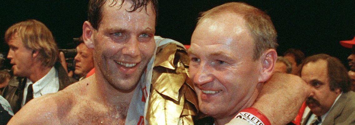 Box-Trainer Manfred Wolke (r) machte Henry Maske zum Champion.