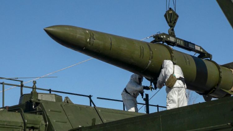 Bei dem neuerlichen Angriff auf zivile Ziele in der Ukraine sollen auch zwei russische Raketen vom Typ Iskander zum Einsatz gekommen sein. 