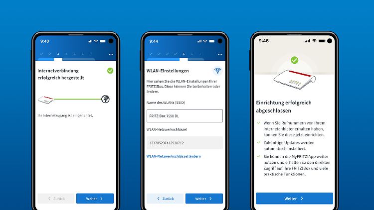 Das Programm führt die Nutzer auf dem Smartphone oder Tablett Schritt für Schritt durch den Prozess.